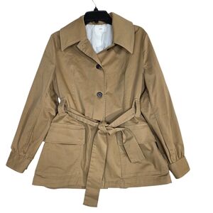 Kotn cotton Safari style Reasercher Tan Belted Jacket